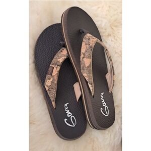 Savvy Sandal size 7 Multicolor Snakeskin Print